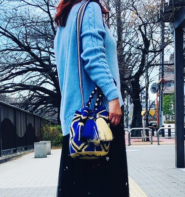 コロンビア製ワユーバッグ Wayuu Bag /M size 2 ways  全2色