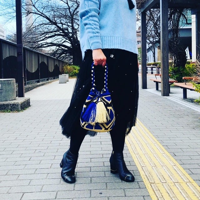 コロンビア製ワユーバッグ Wayuu Bag /M size 2 ways  全2色