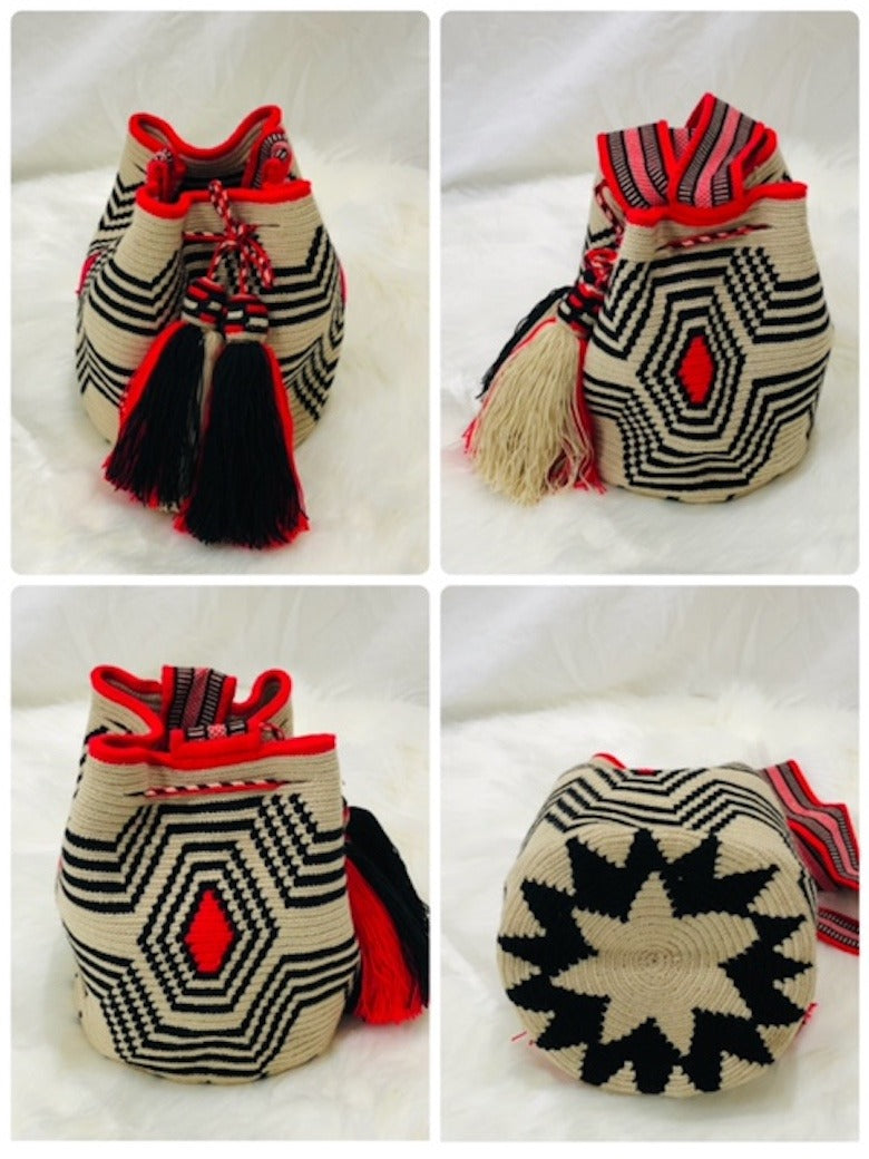 ワユーバッグ 、コロンビア製ワユーバッグ特 Wayuu Bag /M size全4色
